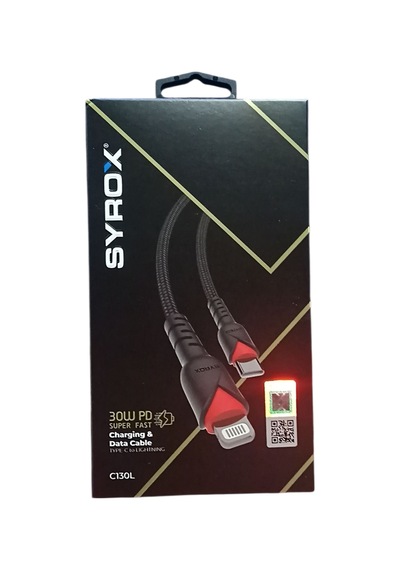 C130l Type-c To Lightning Pd30w Data Ve Şarj Kablosu Bir Ucu Type-c Bir Ucu Lightning Kablo 1 Adet