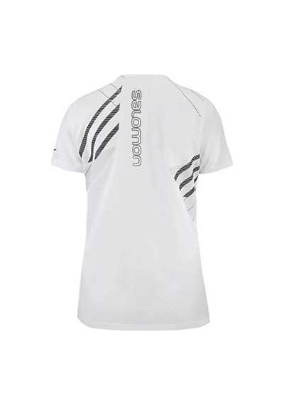 Salomon Sense Aero Kadın Koşu Tişörtü Lc1731100 Beyaz
