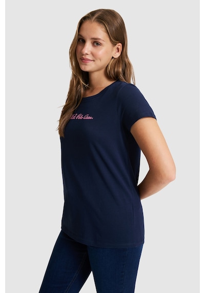 U.s. Polo Assn. Kadın Lacivert Tişört Basic 50323450-vr033 U.s. Polo Assn. Kadın Lacivert Tişört Basic 50323450-vr033