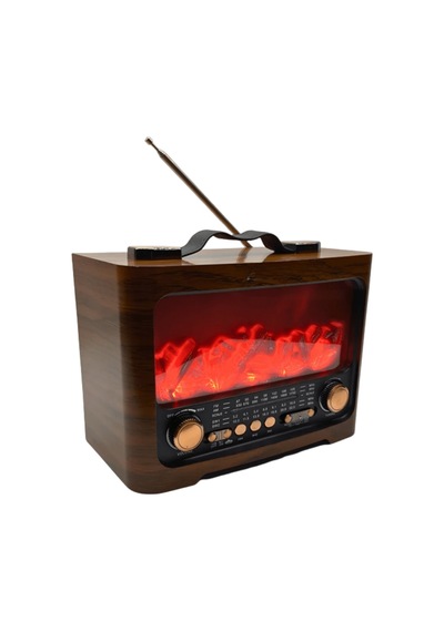 Retro Şömine Tasarımı Bluetooth Hoparlör Uczzzfp821-3