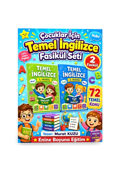 Çocuklar İçin Temel İngilizce Fasikül Seti