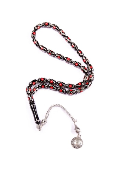 Burhan Sağlam Kapsül Kesim 11x6 Mm İşlemeli Erzurum Oltu Taşı Tesbih Bs24179