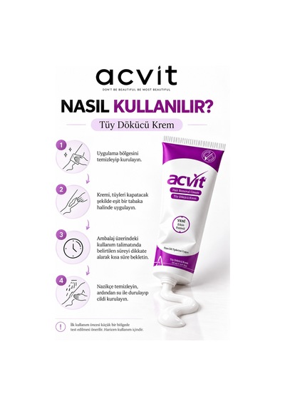 Acvit Tüy Dökücü Krem 150 ML
