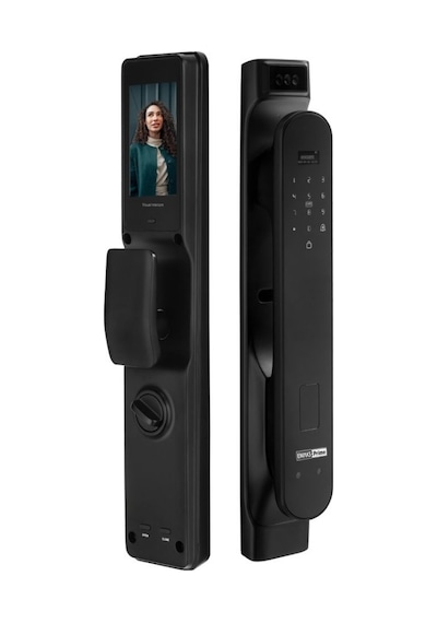 Emaks Prime Akıllı Kilit GALAXY20 Ultra, Yüz Tanıma, Wifi, Süreli Şifre, Kart, Parmak İzi -