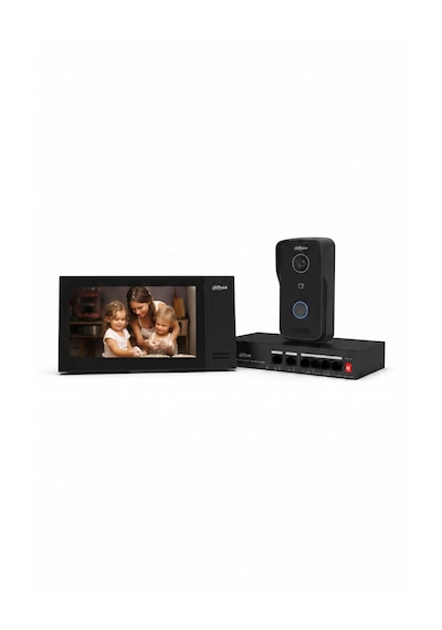 Dahua Video İntercom Kit Dhı-ktp02 Villa Kiti Akıllı Ip Görüntülü Diyafon Cep Telefonu Kontrollü Zil Paneli Ekran