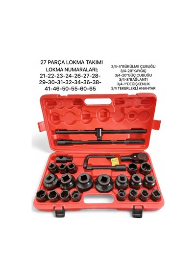 Melzohome 27 Parça Lokma Takımı
