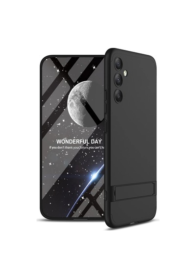 Galaxy Uyumlu A54 Kılıf Zore Kamera Korumalı Dikey Standlı Ays Kapak Çok Renkli