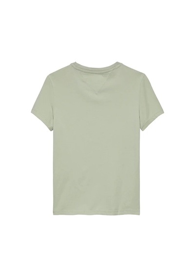 Tommy Jeans Tjw Slım Essentıal Logo2 Tee Ext Yeşil