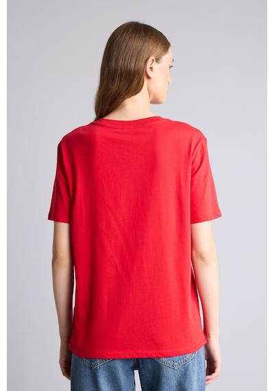 Defacto Regular Fit Bisiklet Yaka Basic Penye Kısa Kollu Tişört W9584az26sprd51 Kırmızı-rd51