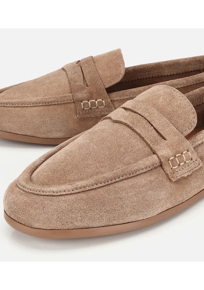 Hotiç Kadın Süet Deri Vizon Yumuşak Dokulu Klasik Loafer 01ayh322270a450 01ayh322270a450