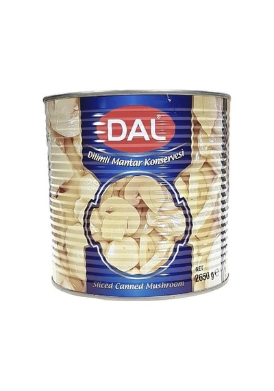 Dal Mantar Konserve Dilimli 2650 Gr