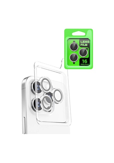 İphone 16 Pro Max Raze Metal Kamera Lens - Beyaz 07729555