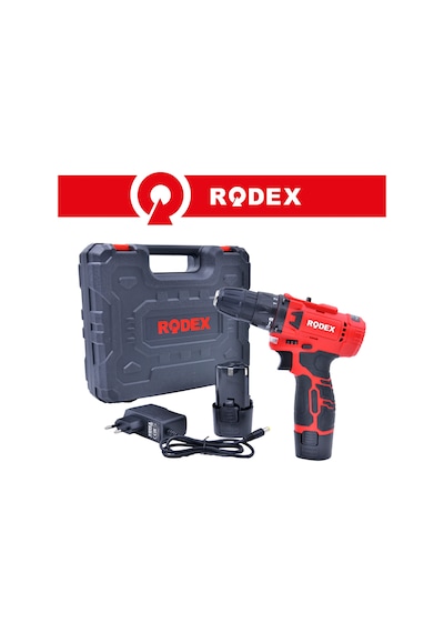 Rodex RDX3322 12V 1.5AH Çift Akülü Şarjlı Matkap Vidalama