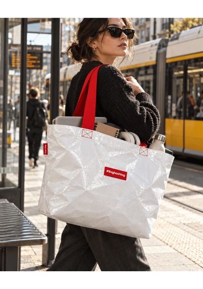 Baghashtag Poly Maxi Beyaz Çanta