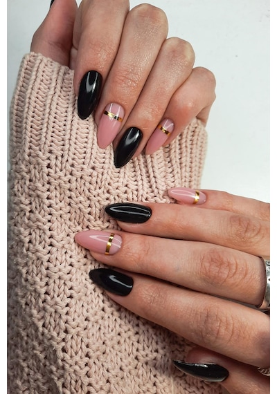 Alix Avien Uv Kalıcı Siyah Jel Oje 01 Gel Polish 12 Ml