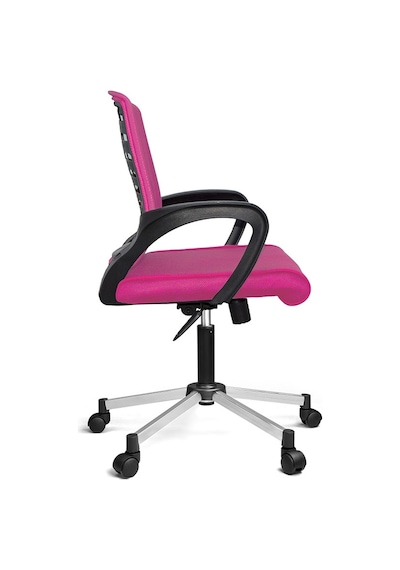Türksit Karizma File Çalişma Koltuğu Metalik Gri Boyalı Ayak Pembe Türksit Karizma File Çalişma Koltuğu Metalik Gri Boyalı Ayak Pembe