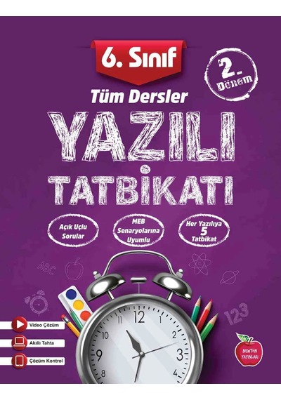 Newton Yayınları 6.sınıf Yazılı Tatbikatı 2.dönem Tüm Dersler Yeni