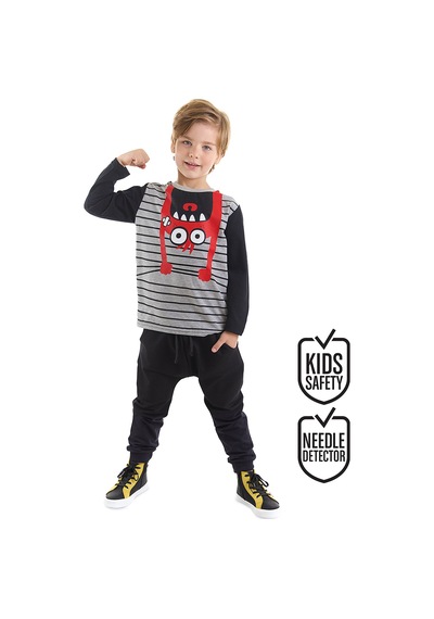 Sarkan Canavar Erkek Çocuk T-shirt Pantolon Takım