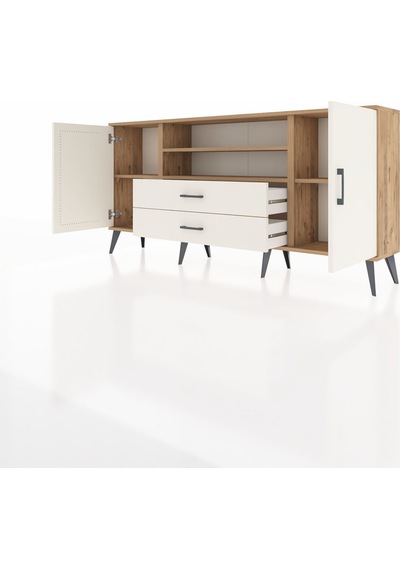 Arges Konsol 4 Raflı 2 Çekmeceli 2 Kapaklı 176x30x83 Çam-aytaşı/aytaşı Aytaşı/aytaşı Arges Konsol 4 Raflı 2 Çekmeceli 2 Kapaklı 176x30x83 Çam-aytaşı/aytaşı Aytaşı/aytaşı