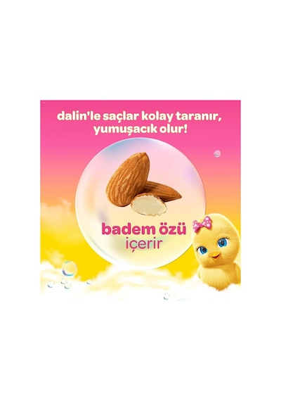 Badem Yağlı Kolay Tarama Şampuanı 700 Ml X 3 Adet