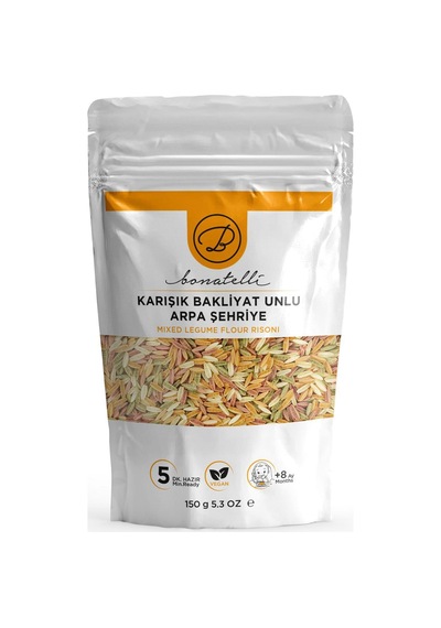 Karışık Bakliyat Unlu Arpa Şehriye 200 G Bebek Makarna +8 Ay