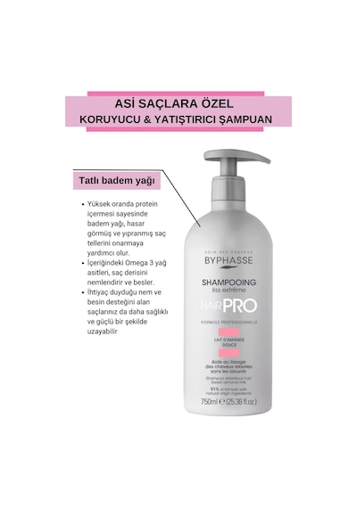 Hair Pro Asi Saçlara Özel Koruyucu Ve Yatıştırıcı Şampuan 750ml