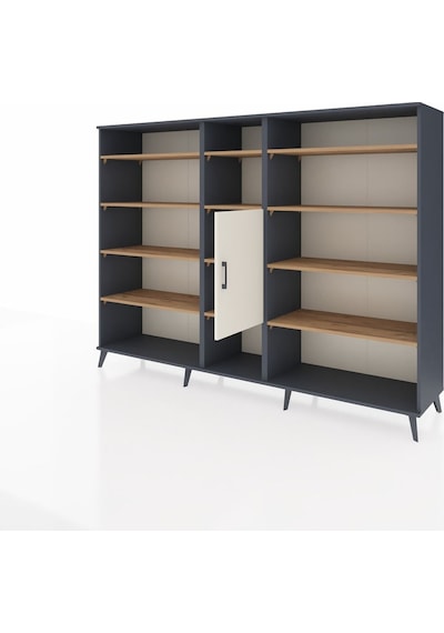 Hyperion Dolap 12 Raflı Tek Kapaklı 220x44x163 Antrasit-aytaşı/ç Antrasit-aytaşı/çam Hyperion Dolap 12 Raflı Tek Kapaklı 220x44x163 Antrasit-aytaşı/ç Antrasit-aytaşı/çam
