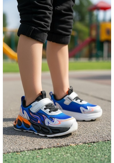 Pepino 2226 Çocuk Okul Öncesi Işıklı Rahat Sneaker Saks