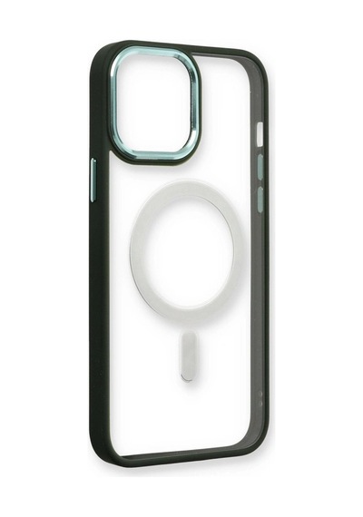 Apple İphone 14 Pro Kılıf Room Magneticsafe Silikon - Köknar Yeşili Çok Renkli