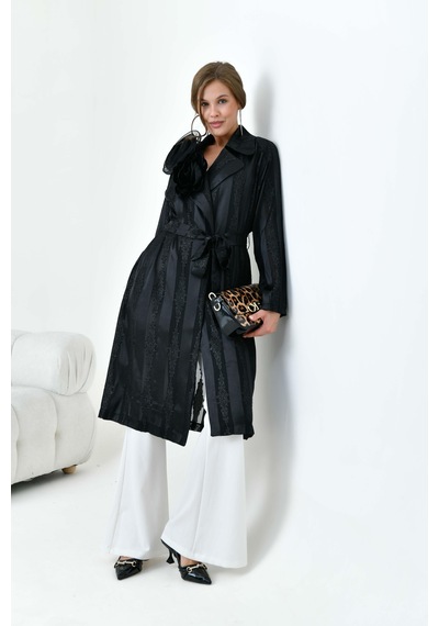 Ftz Women Kadın Abaya Kap Siyah 30864-siyah Siyah