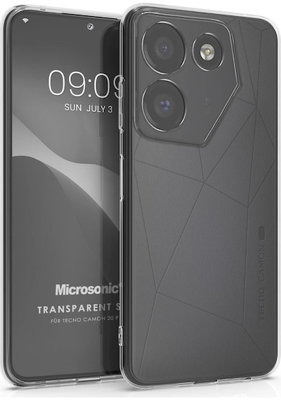 Microsonic Tecno Camon 20 Pro 5g Kılıf Transparent Soft