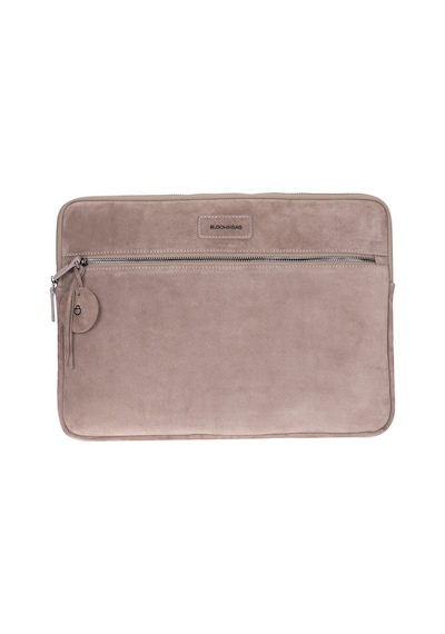Mist Still Hakiki Süet Deri 13-14 İnç Macbook Uyumlu/laptop Kılıfı Vizon
