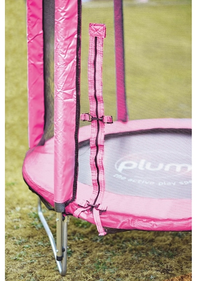 Plum File Korumalı Trambolin - 4 Ft - Pembe Çok Renkli