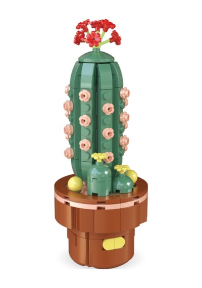 Building Block Flower 192 Parça Kaktüs Nhr Oyuncak