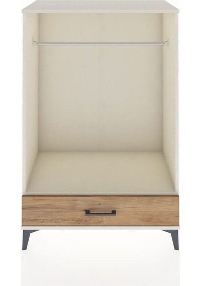 Hyperion Dolap Tek Raflı Tek Çekmeceli Tek Askılı 88x44x134 A... Aytaşı