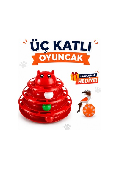 Pawia Üç Katlı Oyuncak Ve Hacıyatmaz