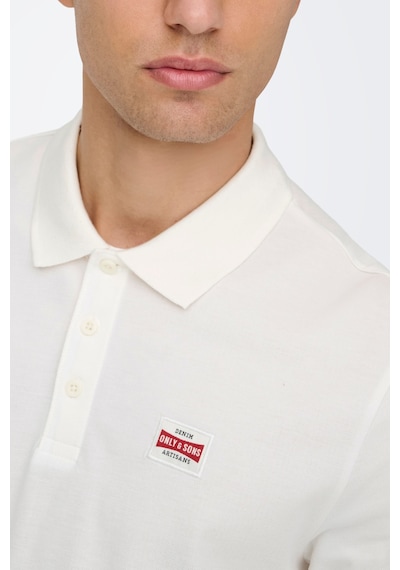 Only & Sons Erkek Polo Yaka T Shirt 22036883 Krem Krem