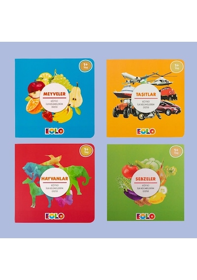 Eolo İlk Kelimelerim Dizisi 4 lü Set