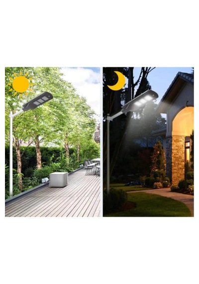 Ct-4690 Güneş Enerjili Bahçe Aydınlatma Solar Sokak Lambası 20w