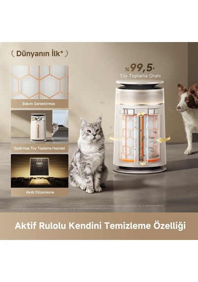 Fp10 Hava Temizleyici, Silindir Kendini Temizleme, Loopboost Hava Akışı, 360 Temizleme, Catafresh Çift Koku