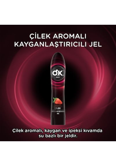 Okey Çilek Kayganlaştırıcı Jel 100 ML