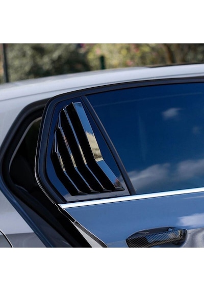 Vw Golf 8 Kelebek Cam Vizörü Piano Black 2021-