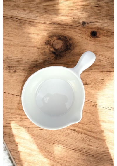Digithome Porselen Kahvaltılık Sahan Isıya Dayanıklı Servis Sunum Tabağı Oval 15 Cm - 63396 C320.045