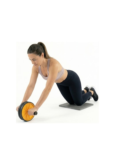 Fitness Karın Egzersiz Aleti Ab Roller 2x Tekerlekli Mekik Ev Spor İncelme Kas Yapma Aleti S309
