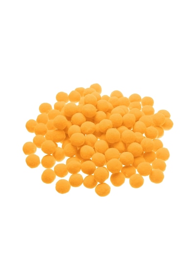 100 Adet 2cmturuncu Pompom Yumuşak Ponpon Peluş