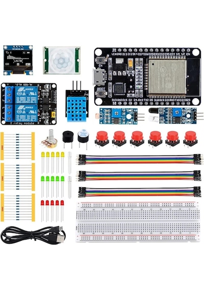 Esp32 Esp-32s Wifi Iot Geliştirme Kartı Temel Başlangıç Seti