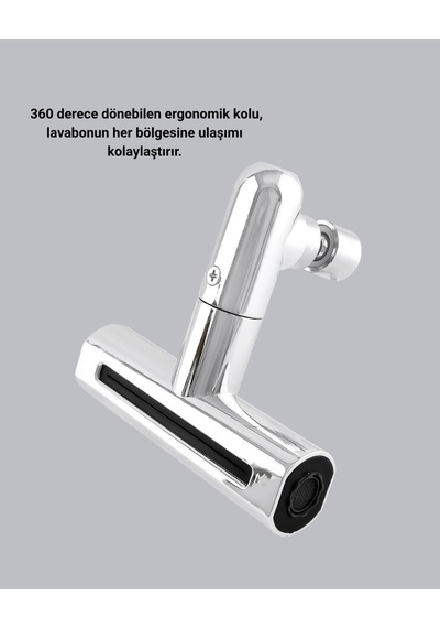 360 Dönebilen Musluk Başlığı 4 Fonksiyonlu Su Tasarruflu Ve Dayanıklı