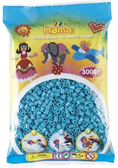 3.000'Lik Poşet Hama Midi - Azur Mavi