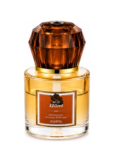 Auhma Af-13 120ml Şarjlı Ultrasonik Araç Koku Difüzörü Sarı Ambiyans Işıklı Ebony Esans Aroma Yayıcı