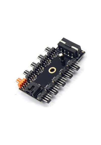 10 Port 4 Pin Fan Çoklayıcı Molex Power Switch PWM Çoğaltıcı HUB